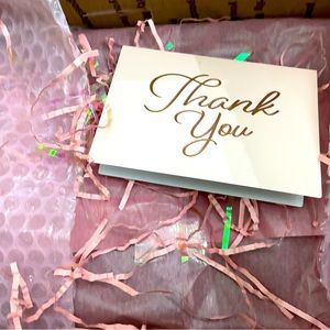 THANK YOU FOR SHOPPING! 🛍💐